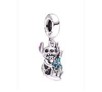 Pandora Disney Stitch und Schloss Charm-Anhänger