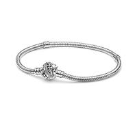 Pandora 592548C01-18 - Disney Tinker Bell Clasp Schlangen-Gliederarmband - Sterling Silber - Zirkonia 18 cm