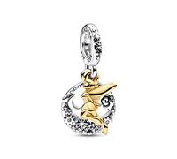 Pandora Disney Charm Anhänger 762517C01 Tinker Bell Himmlische Nacht - Silber & Gelbgold Vergoldung