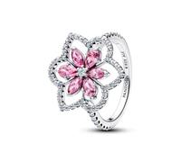 Pandora Double Flower Cocktail Ring 194577C01 Damenring