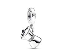 Pandora 792679C01 - Espressokanne Charm-Anhänger mit Zirkonia