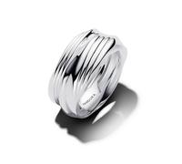 Pandora Verdrehter Doppelring aus Sterling-Silber, aus der Essence Kollektion, Gr. 52, 193890C00-52
