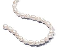 Pandora ESSENCE 363297C01-45 cm Zuchtperlen Collier-Halskette - dezent - Gelbgold verg. - Zuchtperle Weiß