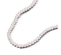 Pandora ESSENCE 363297C01-45 cm Zuchtperlen Collier-Halskette - dezent - Gelbgold verg. - Zuchtperle Weiß