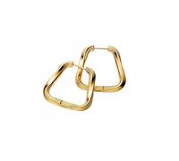 Pandora ESSENCE 263876C00 - große verdrehte eckige Creolen 2,5 cm - Gelbgold Vergoldung