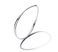 PANDORA Essence Organisch Geformter Armreif aus Sterling Silber, Größe: 19 cm, 593317C00-2