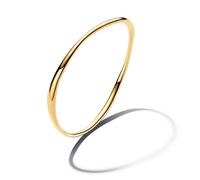 PANDORA Essence Organisch Geformter Armreif aus Sterling Silber mit vergoldeter Metalllegierung, Größe: 17 cm, 563317C00-1