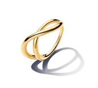 Pandora ESSENCE 163318C00-56 organisch geformter Unendlichkeitsring - Gelbgold verg. - Gr. 56