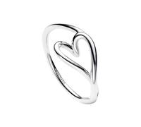 PANDORA Essence Organisch Geformtes Herz Kleiner Ring aus Sterling Silber, Größe: 48, 194361C00-48
