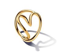 Pandora ESSENCE 163288C00-54 organisch Geformtes Herz - Ring - Gelbgold verg. - Gr. 54