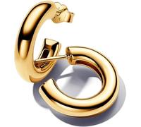 Pandora Essence Runde Offene Ohrringe aus Sterling Silber mit vergoldeter Metalllegierung, 263266C00