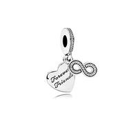 PANDORA - 791948CZ - Forever Friends - Silber Charm Anhänger - Zirkonia klar