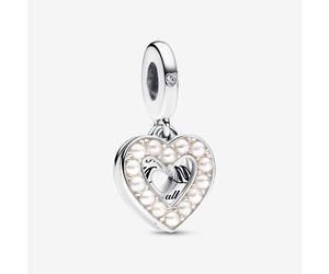 Pandora 'Familie & Freunde' Damen Charm aus 925 Sterling Silber - Silber 792649C01 Einheitsgröße