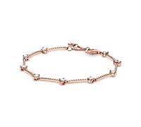 Pandora Timeless - Armband - Funkelndes Pavé Bars Armband - Silber - Roségold - 589217C01-18 - 18 cm - Zirkonia