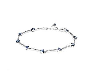 PANDORA Funkelnde Pavé-Stäbe Armband Sterling-Silber 16 cm