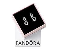 Pandora Ohrringe 292545C01 - Funkelnde Wellen - Silber - Zirkonia -