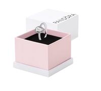 Pandora Ring Timeless Funkelnder Birnen-Kranz – Sterling Silber mit Cubic Zirkoniastein – Größe 54