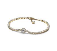 Pandora Armband Sparkling Halo Tennis 569416C01-16 vergoldet