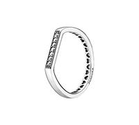 PANDORA Funkelnder Stacking-Ring Sterling-Silber in Silber Größe 48
