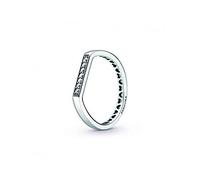 PANDORA Funkelnder Stacking-Ring Sterling-Silber in Silber Größe 54