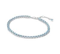 PANDORA Funkelndes Blaues Tennisarmband aus Sterling-Silber, mit Kristallen verziert, aus der Timeless Kollektion, Länge: 16 cm, 591469C03-16