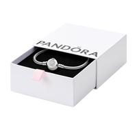 Pandora Funkelndes Crown O Schlangen-Gliederarmband in Silber 16 cm, 599046C01-17