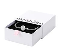 PANDORA Funkelndes Crown O Schlangen-Gliederarmband in Silber 21cm, 599046C01-21