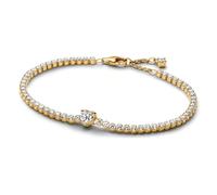 Pandora Tennisarmband Moments 560041C01-18 Sterling-Silber 14K vergoldet Zirkonia 18cm