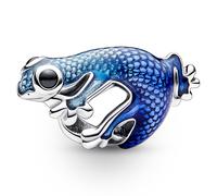 Pandora Charm 792701C01 – Metallisch blauer Gecko, Sterling Silber