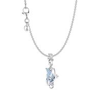PANDORA Geschenkset für Damen Halskette Silber Schmetterling 21101 | mit Schlüssel, modische Kette mit Anhänger für Frauen, moderner Schmuck für jeden Tag