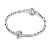 PANDORA Geschenkset für Damen Silber Heimat & Herz elegantes Schmuck-Set mit Armband und Haus-Charm für Frauen, romantische Geschenkidee 21110-20 20 cm