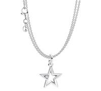 Pandora Geschenkset mit 2-reihiger Halskette Funkelnder Stern Silber 68626
