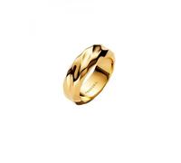 Pandora ESSENCE 163886C00-60 - Gewellter Ring mit breitem Band - Gelbgold Vergoldung - Gr. 60
