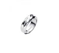 Pandora Gewellter Breiter Band-Ring aus Sterling-Silber, aus der Essence Kollektion, Gr. 52, 193886C00-52
