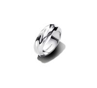 Pandora Gewellter Breiter Band-Ring aus Sterling-Silber, aus der Essence Kollektion, Gr. 50, 193886C00-50