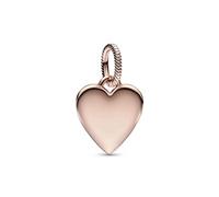 Pandora Pendant only 388914C00 - Gravurplatte Herz-Anhänger - Roségold Vergoldung
