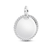 Pandora Gravierbarer runder Anhänger 394007C01 Damenhalskette