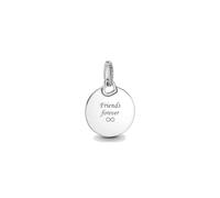 Pandora gravierbarer runder Anhänger - 398610C00 - Sterling Silber