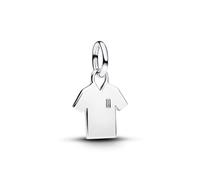 Pandora Gravierbares Fußballtrikot Charm-Anhänger aus Sterling-Silber mit Zirkonia - 794708C01