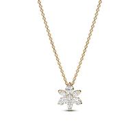 Pandora Halskette 362387C01-45 – Funkelndes Herbarium-Anhänger – Gelbgold-Vergoldung – Zirkonia
