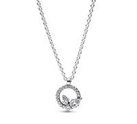 Pandora Halskette - Herbarium Cluster - 392620C01-45 silber