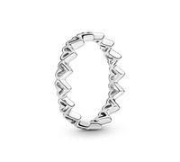 Pandora Hearts Sterling Silver Ring Size 60