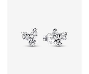 Pandora 'Herbarium Cluster' Damen Ohrstecker aus 925er Sterlingsilber - Silber 292406C01 Einheitsgröße