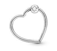 Pandora Anhänger 399505C00 Moments Heart Charm Pendant Sterling Silber 925