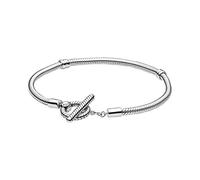 PANDORA Icons T-Verschluss Schlangen-Gliederarmband 20 cm Silber