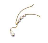 Pandora 363259C01-65 Damen-Kette mit Süßwasser-Zuchtperlen Goldfarben