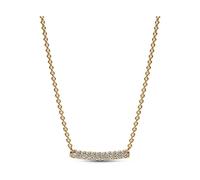 Pandora 362635C01-45 Pandora Einreihige Pavé-Stab Collier-Halskette - 45 cm - Gelbgold Vergoldung