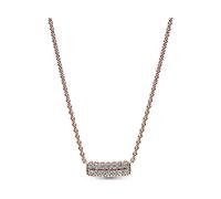 Pandora Schmuck 382621C01-45 Damen-Kette Zeitloses Pavé Roségoldfarben