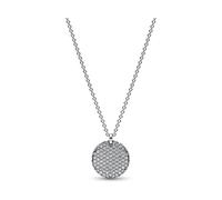 Pandora® 'Timeless Pavé' Damen Sterling Silber Halskette mit Anhänger - Silber 392632C01-45