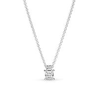 PANDORA Kette Timeless funkelnder Anhänger silber, Zirkonia 390048C01-45